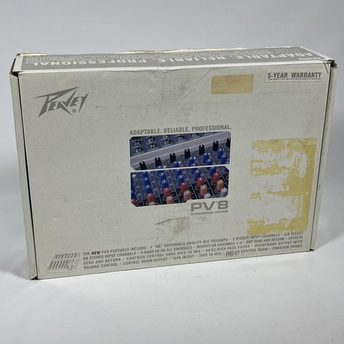 Peavey pv8 mixer canali - pv8, 8