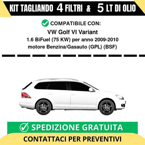 Tagliando per golf vi - golf,
