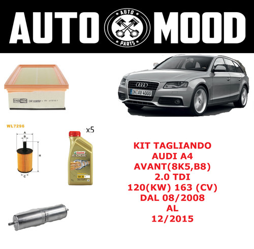 Kit tagliando audi - a4, avant