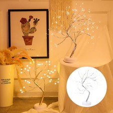  Lampada a led in filo di rame Lampada ad albero Interruttore a sfioramento
