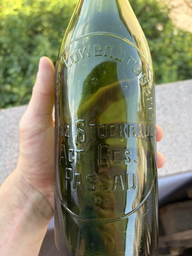 Bottiglia ww1 lowenbrau birra - lowenbrau,