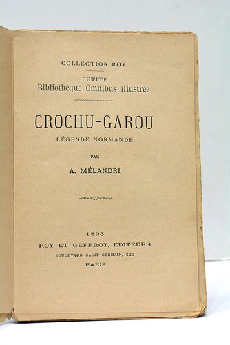 Mélandri crochu garou - mÉlandri, crochu-garou