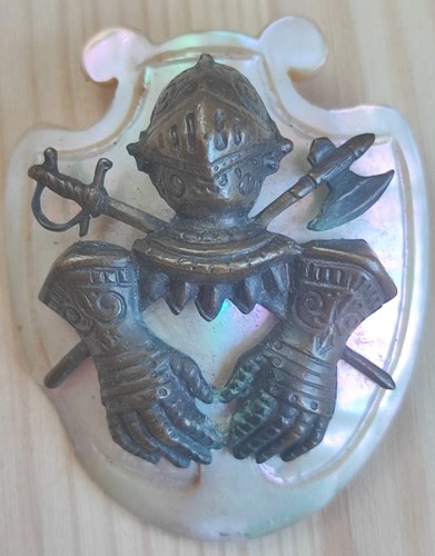 Fregio araldico cavaliere - fregio,