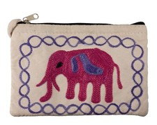Portafoglio Ricamato Elefante