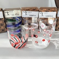Set 5 bicchieri in vetro