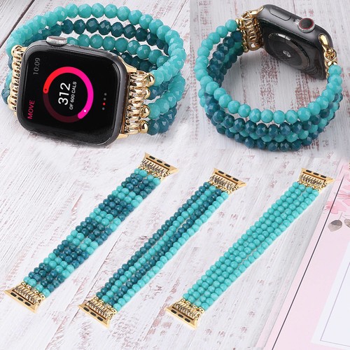 Cinturino perline turchese blu - perline,