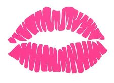 Adesivo decalcomania vinile Lips Kiss per auto, camion, finestra, laptop ecc