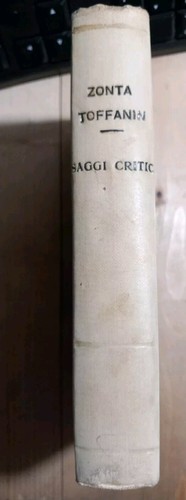 Giuseppe toffanin critica e - critica,