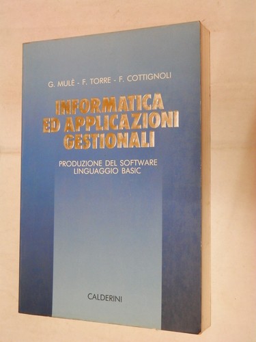 Informatica applicazioni - informatica, ed