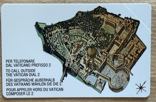 Scheda telefonica vaticano - telefonica,