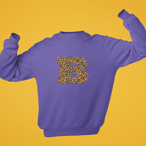 Merch felpa con - con, iniziale