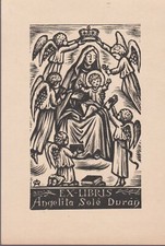 ex-libris Religieux. Angelita