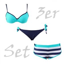 3er Donna Bikini Set Stile