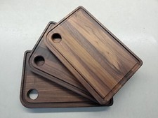 set tre mini taglieri in legno