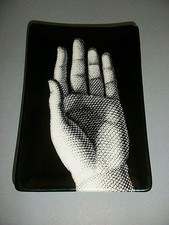 PIERO FORNASETTI MILANO PORCELAIN PLATE TRAY NEW