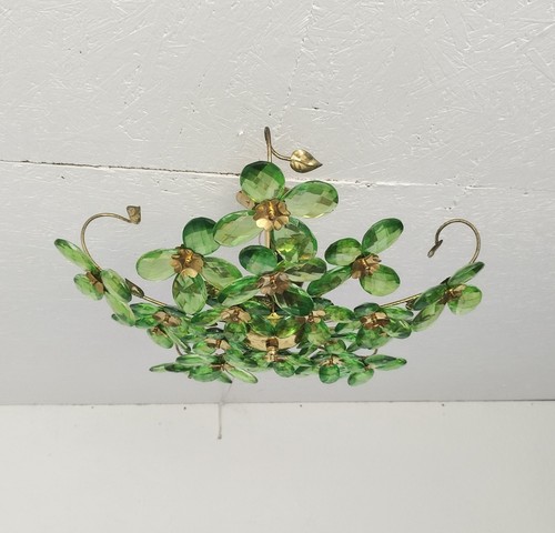 Lampadario cristallo vintage