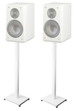 Coppia supporti 37" acciaio bianco per diffusori da scaffale satellitari SVS Prime