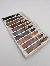 Offerta  10 Cinturini Orologio Pelle Vintage Nuovi Misura 18MM Colori Assortiti