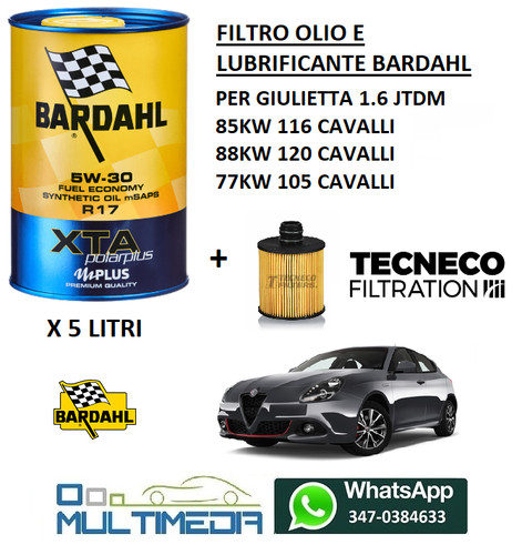 Filtro olio - filtro, e