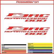KIT 2 ADESIVI MV AGUSTA F3 RC REPARTO CORSE 800 mm.240x45 STICKERS DECALS 
