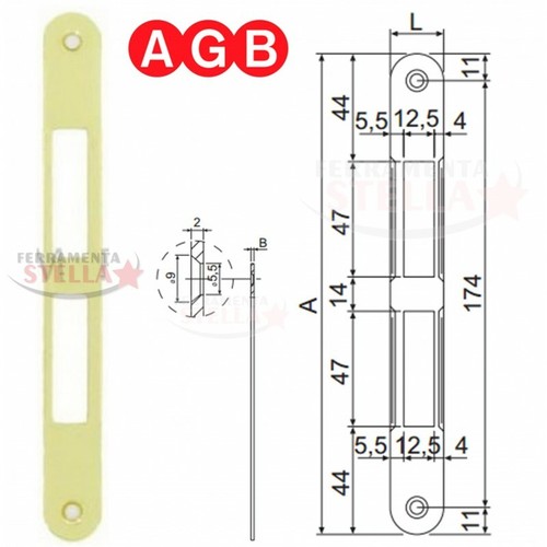 Incontro contropiastra agb - contropiastra,