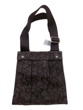 Borsa uomo DKNY nera grafica