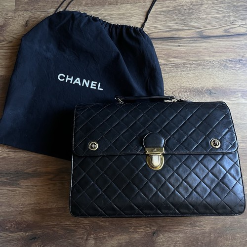 Chanel briefcase vintage - chanel,