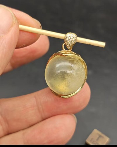 Collana ciondolo forma - , perline