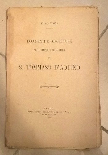 Tommaso aquino documenti - s.,