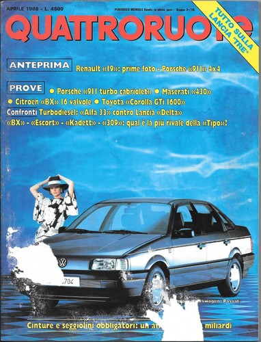 Quattroruote 390 1988 - quattroruote,