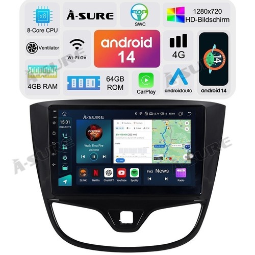 Autoradio android 14 - autoradio, 4+64