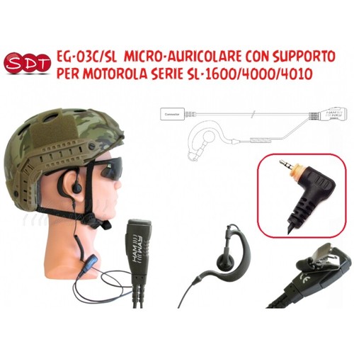 03c micro auricolare - eg-03c/sl, micro-auricolare