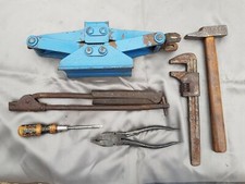 Lot tool kit Lancia Ardea jack hammer pliers adjustable wrench screwdriver