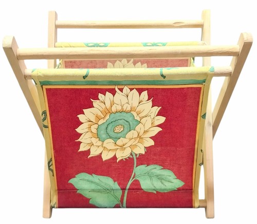 Porta riviste vintage legno - in,