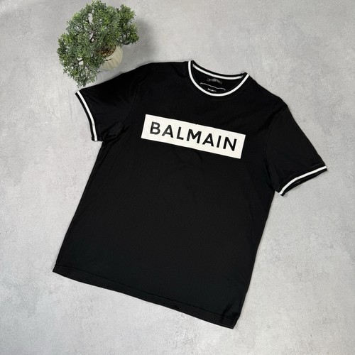 Shirt uomo balmain nera - t-shirt,