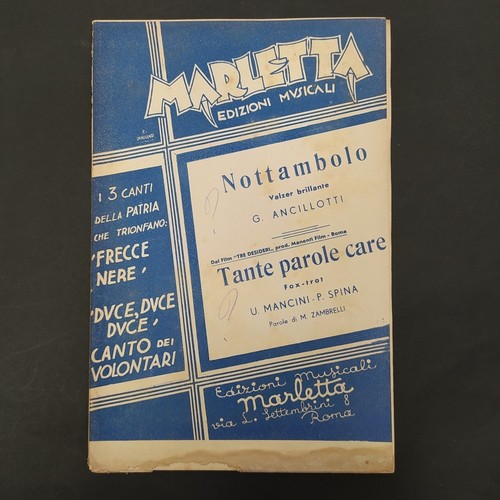 Marletta spartiti musicali - spartiti,