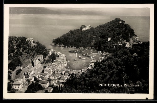 Portofino panorama con vista - panorama,
