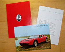 Brochure Maserati Merak SS +
