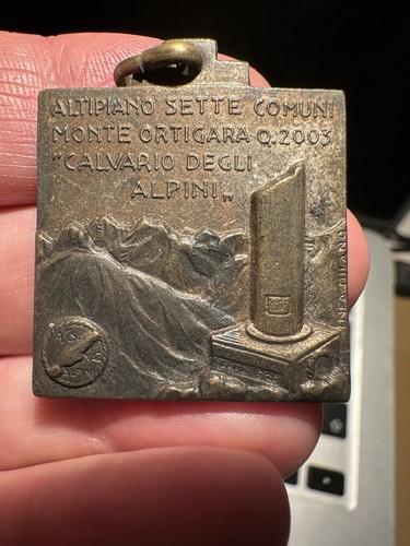 Medaglia calvario degli - calvario, alpini
