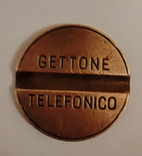 Gettone telefonico raro senza numero e sigla.