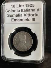 ITALIE 10 lire colonie