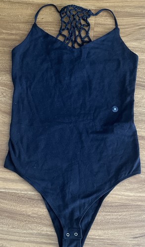 Body abercrombie nero taglio - body,