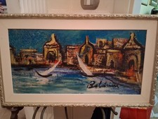 Gustavo Boldrini, olio su