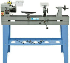 TORNIO ELETTRICO PER LAVORAZIONE TORNITURA LEGNO CON BANCO COPIATORE COPIA FERVI