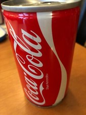 LATTINA COCA COLA ANNI 70-80 PROVENIENZA GRECIA -RARA CON SALDATURA LATERALE