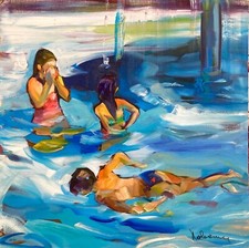 CLAUDIO MALACARNE serigrafia su masonite 50X50