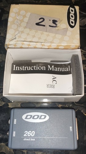 Dod 260 direct box - box,