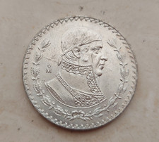 Mexico (Messico) moneta da 1 peso argento anno 1958 Josè Maria Morelos y Pavon