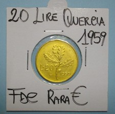 20 lire QUERCIA 1957 -2001 FDC