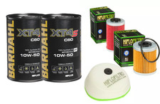 KIT Tagliando KTM EXC 525 4T 2003 2007 BARDAL XT4-S 10W50 + FILTRI OLIO ARIA